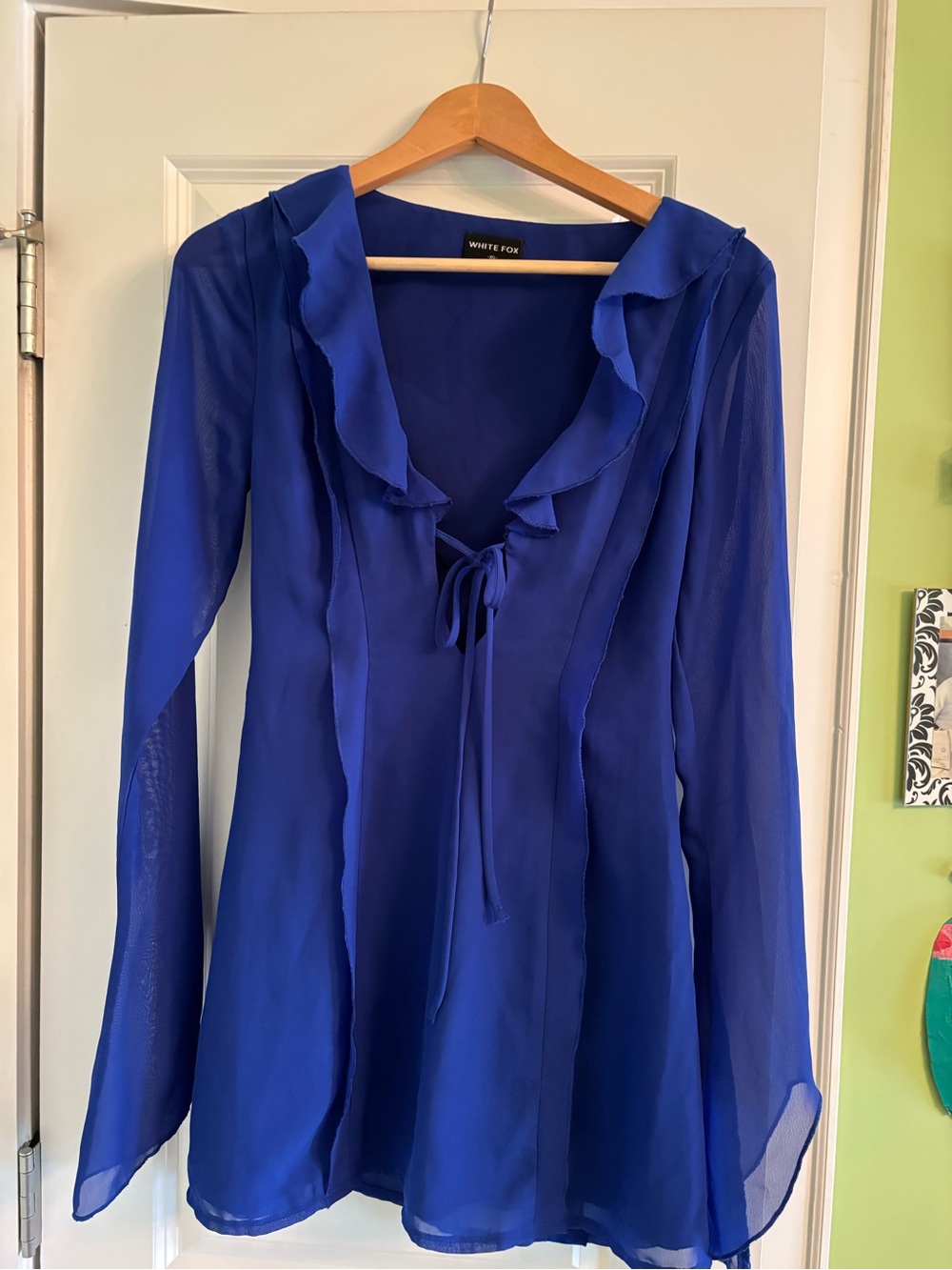 White Fox Royal Blue Mini Dress